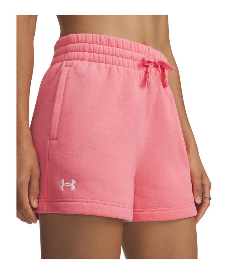Under Armour Under Armour Rival Fleece Short Damen Shorts Damen - rosa - 0 | SportScheck