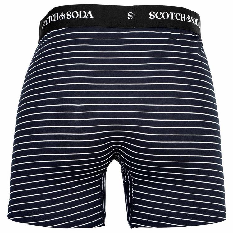 Scotch & Soda Scotch & Soda Boxershort Unterhose Herren - Grau/Blau - 3 | SportScheck