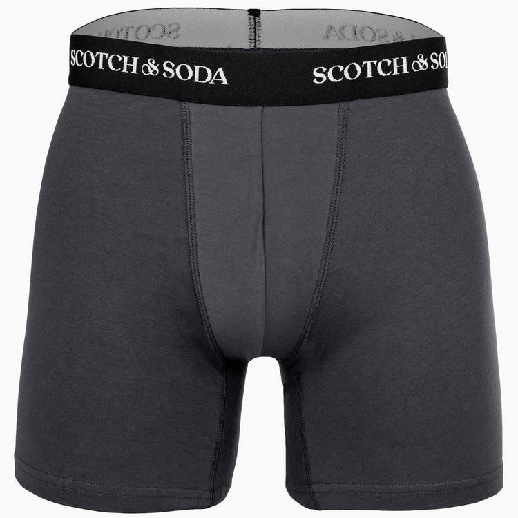 Scotch & Soda Scotch & Soda Boxershort Unterhose Herren - Grau/Blau - 4 | SportScheck