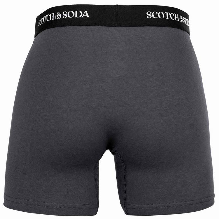 Scotch & Soda Scotch & Soda Boxershort Unterhose Herren - Grau/Blau - 5 | SportScheck