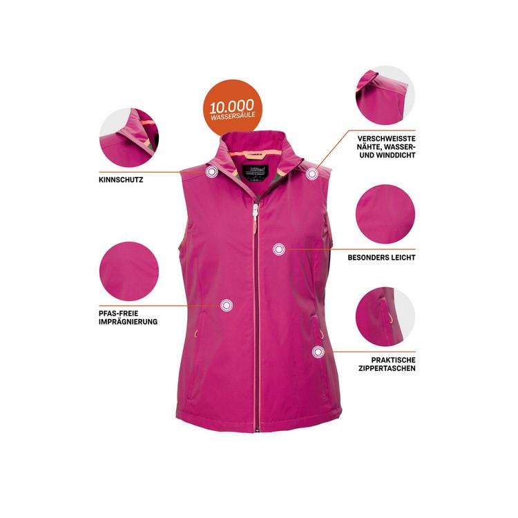 KILLTEC KILLTEC KOS 25 Outdoorweste Damen - Rose4025 - 3 | SportScheck