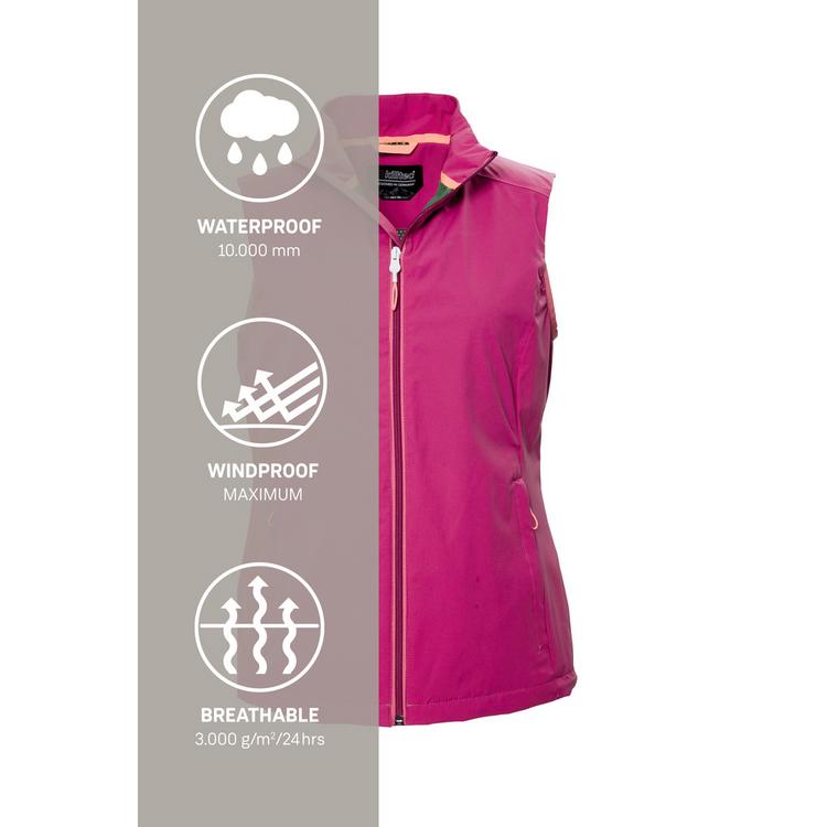KILLTEC KILLTEC KOS 25 Outdoorweste Damen - Rose4025 - 4 | SportScheck
