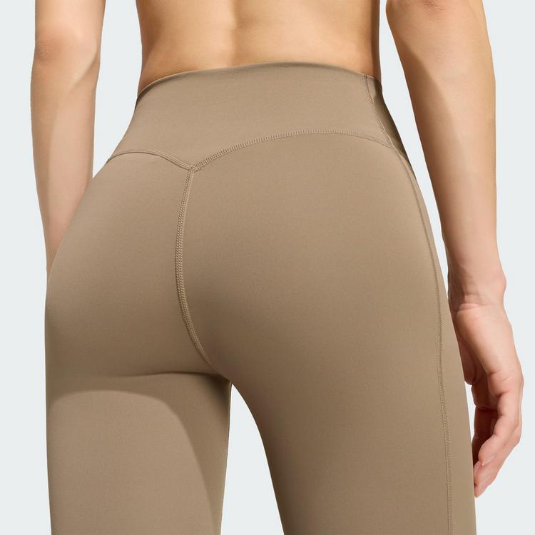 adidas adidas Optime Workout Full Length Leggings Tights Damen - Khaki Six - 1 | SportScheck