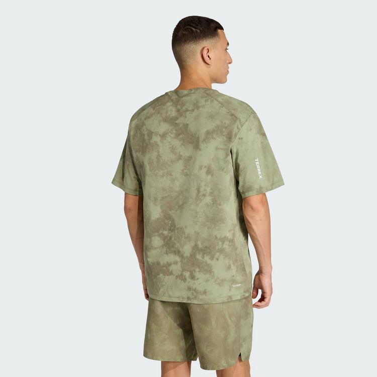 adidas adidas Terrex Multi Spray Dye T-Shirt Funktionsshirt Herren - Tent Green / Olive Strata - 1 | SportScheck