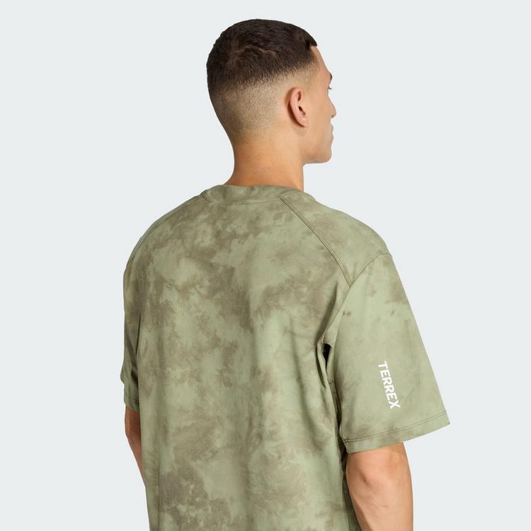 adidas adidas Terrex Multi Spray Dye T-Shirt Funktionsshirt Herren - Tent Green / Olive Strata - 1 | SportScheck