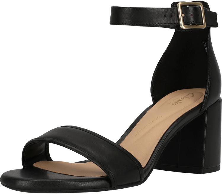 Clarks Clarks Ezoria Mae Sandalen Damen - 1216 Black Leather - 0 | SportScheck