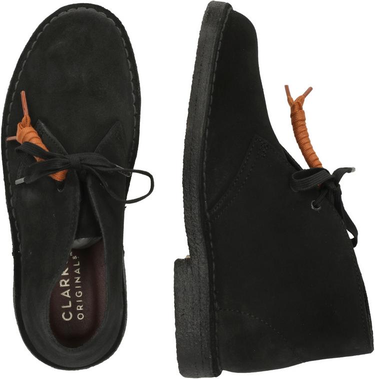 Clarks Originals Clarks Originals Desert Boot. Black Sde Halbschuhe Damen - 1219 Black Sde - 2 | SportScheck