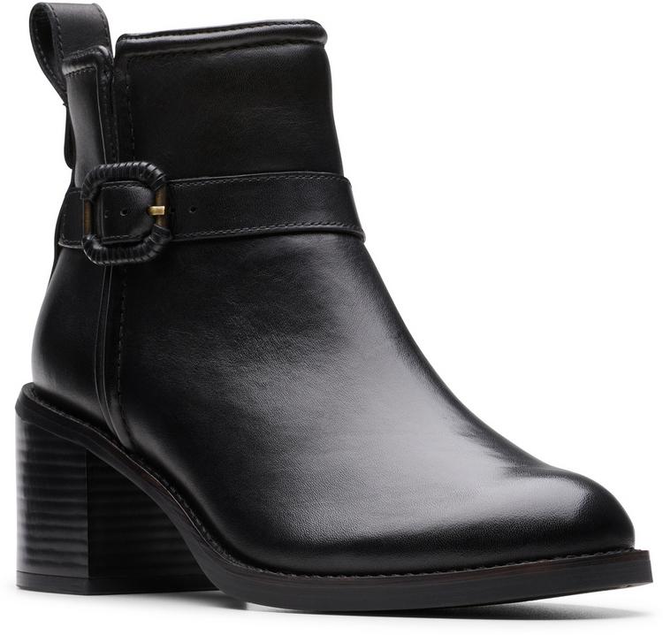 Clarks Clarks Chamberly Trim Stiefel Damen - 1216 Black Leather - 0 | SportScheck