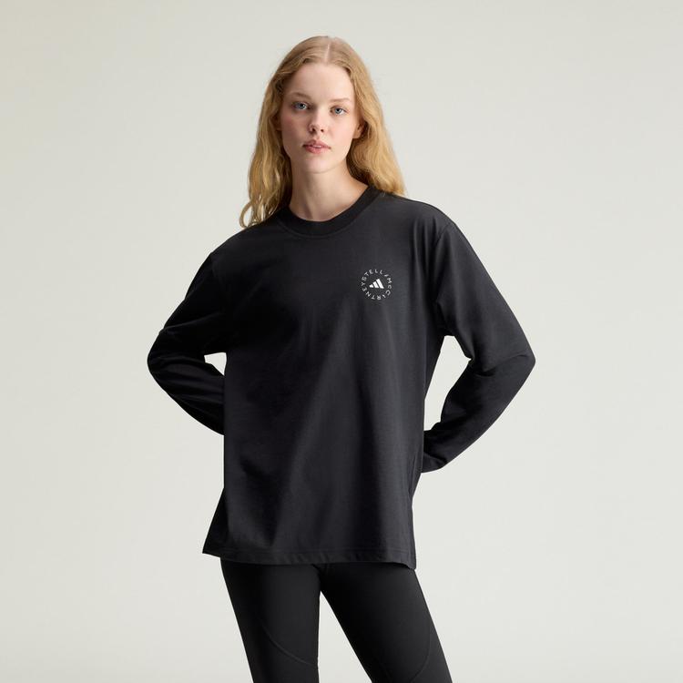 adidas adidas adidas by Stella McCartney Longsleeve Funktionsshirt Damen - Black - 0 | SportScheck