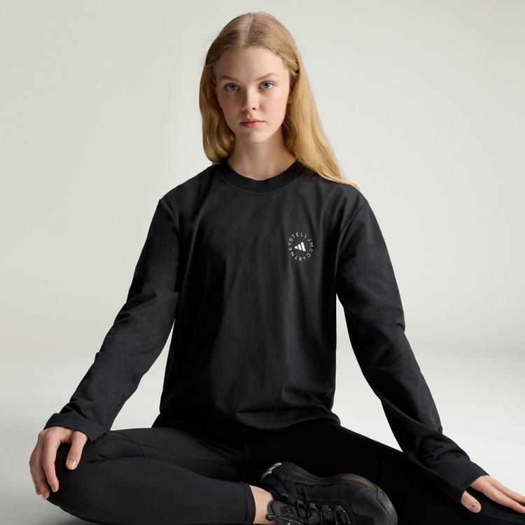 adidas adidas adidas by Stella McCartney Longsleeve Funktionsshirt Damen - Black - 1 | SportScheck