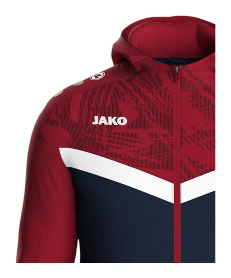 JAKO JAKO Iconic Kapuzenjacke Trainingsjacke - blaurot - 0 | SportScheck