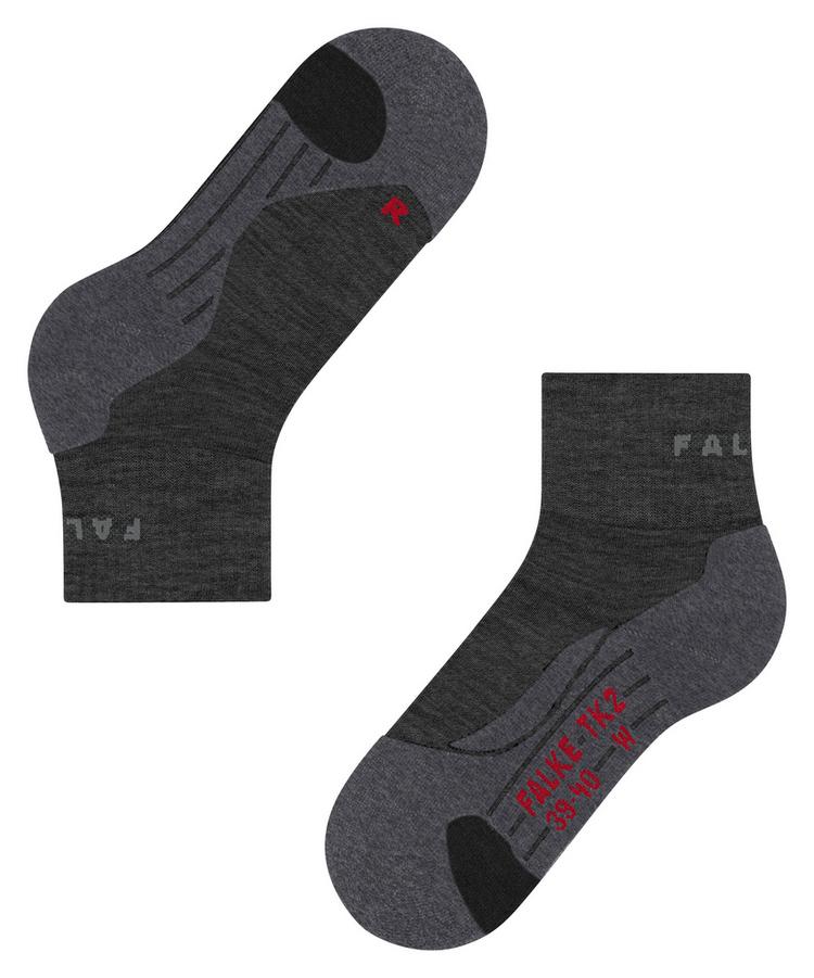 Falke Falke TK2 Explore Short Socken Herren - asphalt mel. (3180) - 3 | SportScheck