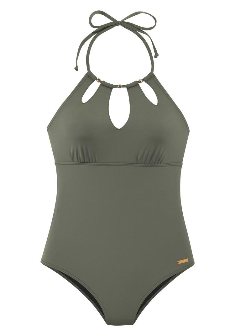 Lascana Lascana Badeanzug Badeanzug Damen - oliv - 0 | SportScheck
