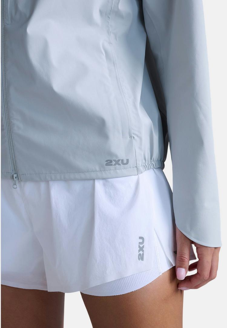 2XU 2XU Ignition Shield Jacket Laufjacke Damen - harbor mist-silver reflective - 6 | SportScheck