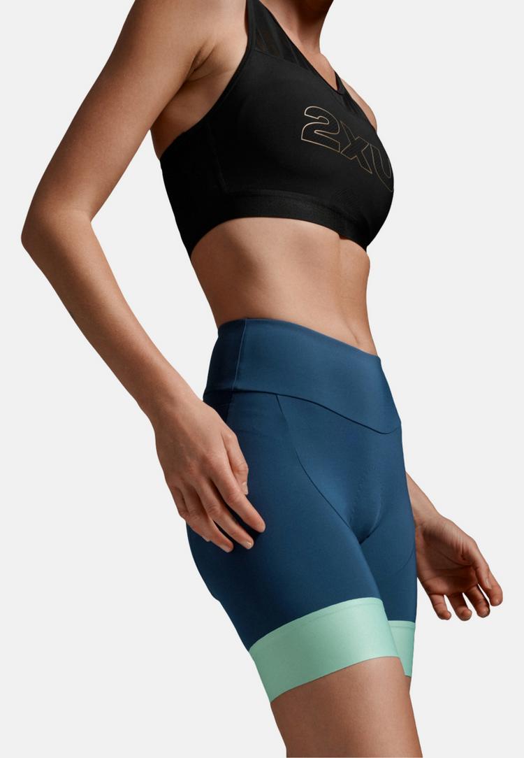 2XU 2XU Aero Hex 7 Inch Tri Short Triathlonanzug Damen - jelly mint-majol - 3 | SportScheck