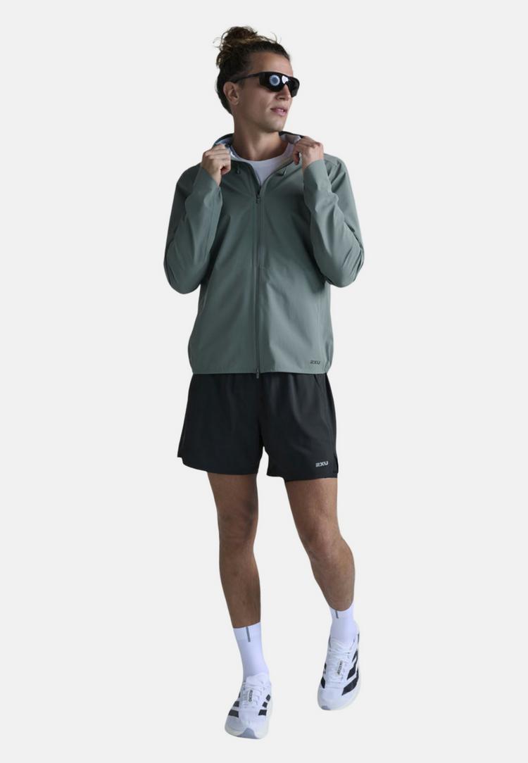 2XU 2XU Ignition Shield Jacket Laufjacke Herren - olive leaf-black reflective - 0 | SportScheck