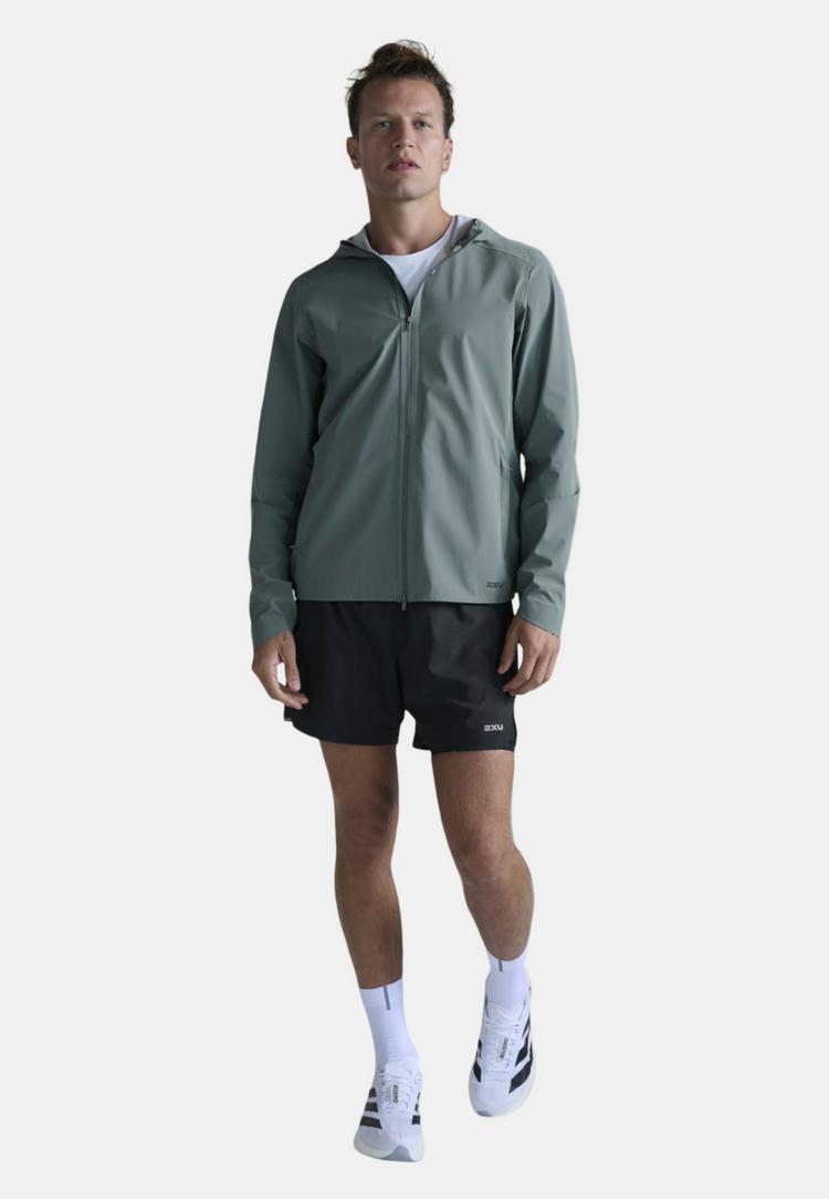 2XU 2XU Ignition Shield Jacket Laufjacke Herren - olive leaf-black reflective - 1 | SportScheck