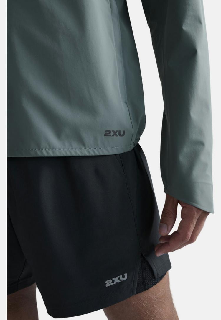 2XU 2XU Ignition Shield Jacket Laufjacke Herren - olive leaf-black reflective - 5 | SportScheck