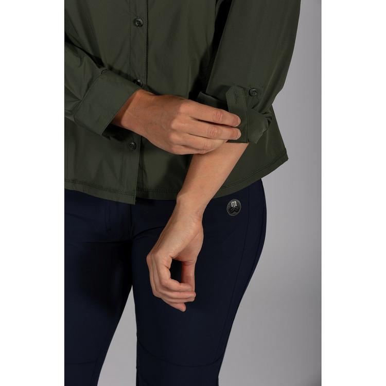 Maul Sport Maul Sport Hochalm UV50 Funktionsbluse Damen - Tannengr&uuml;n216 - 5 | SportScheck