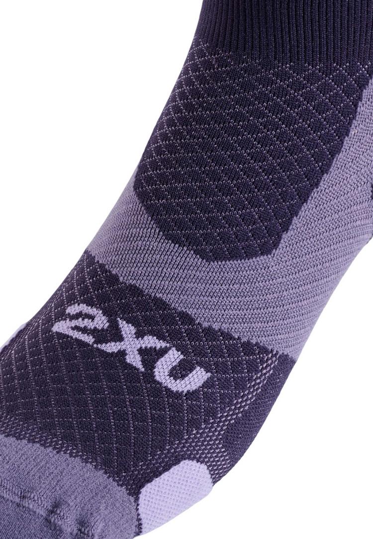 2XU 2XU Vectr Light Cushion Crew Socks Socken - velvet purple-dusted grape - 0 | SportScheck