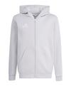 adidas Entrada26 Kapuzenjacke Kids Trainingsjacke Kinder - grau