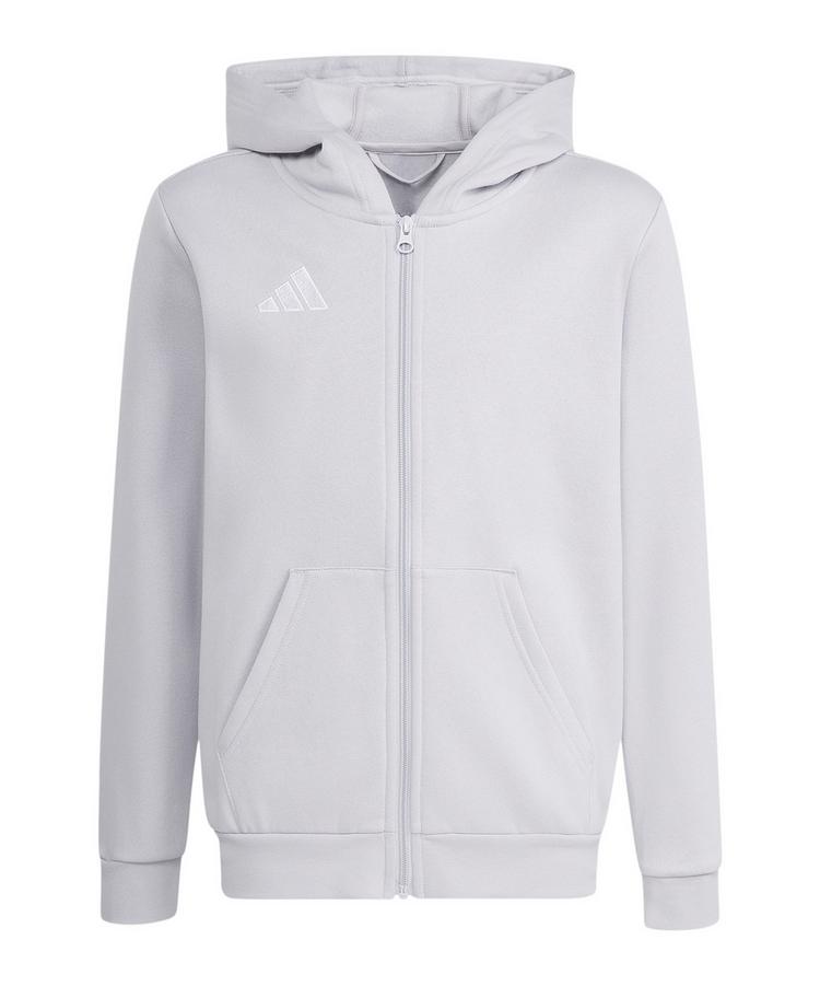 adidas adidas Entrada26 Kapuzenjacke Kids Trainingsjacke Kinder - grau - 0 | SportScheck