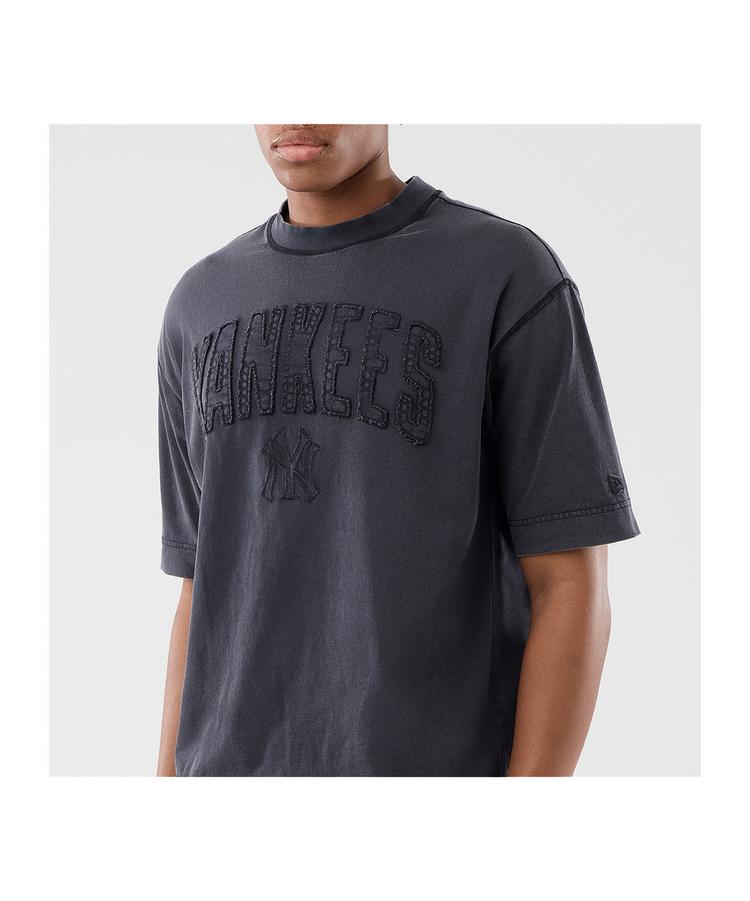 New Era New Era MLB Washed Boxy Neyyan T-Shirt T-Shirt Herren - schwarz - 2 | SportScheck