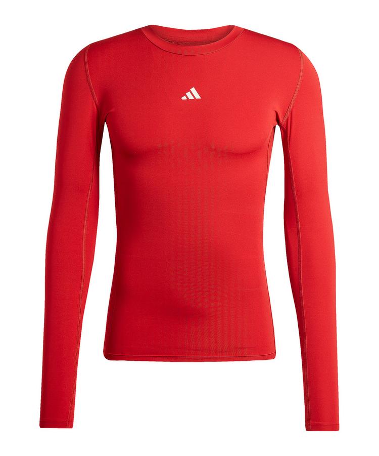 adidas adidas Techfit Longsleeve Kids Funktionsshirt Kinder - rot - 0 | SportScheck
