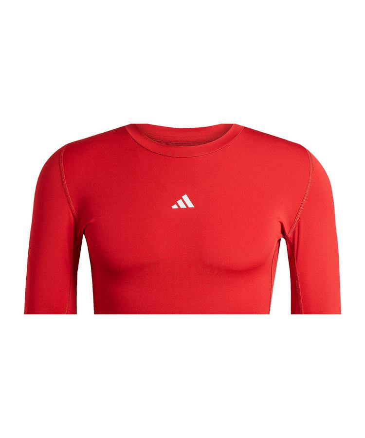 adidas adidas Techfit Longsleeve Kids Funktionsshirt Kinder - rot - 0 | SportScheck