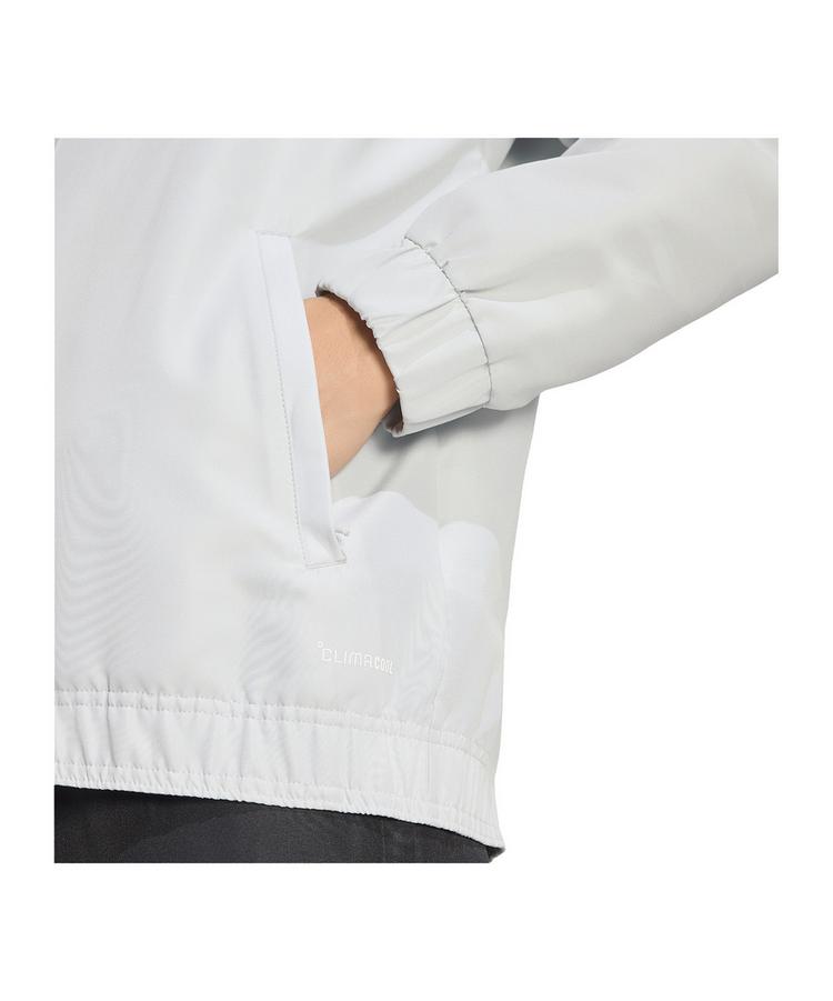 adidas adidas Entrada 26 Pr&auml;sentationsjacke Wei&szlig; Trainingsjacke Herren - grauweiss - 3 | SportScheck