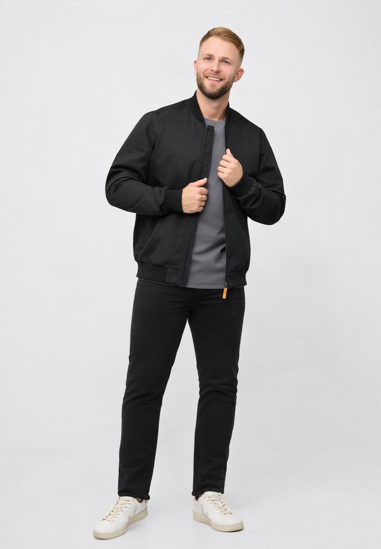 Derbe Derbe Blousby Regenjacke Herren - jet black_orange - 1 | SportScheck