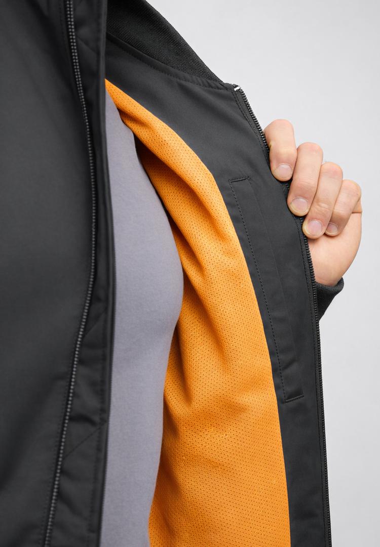 Derbe Derbe Blousby Regenjacke Herren - jet black_orange - 0 | SportScheck