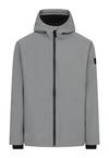 Derbe Deutby Regenjacke Herren - neutral gray_jet black