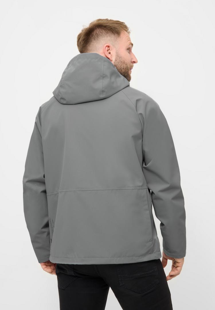 Derbe Derbe Deutby Regenjacke Herren - neutral gray_jet black - 2 | SportScheck