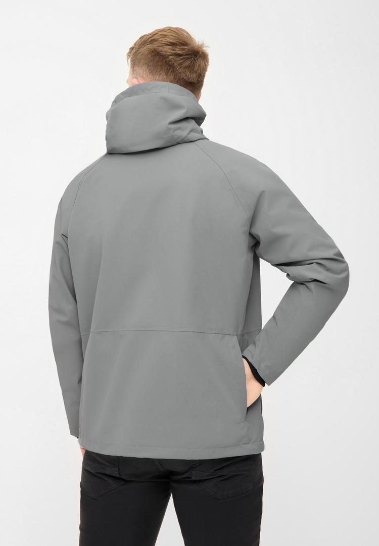 Derbe Derbe Deutby Regenjacke Herren - neutral gray_jet black - 3 | SportScheck