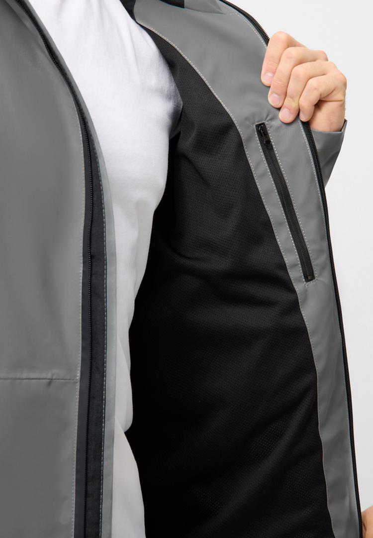 Derbe Derbe Deutby Regenjacke Herren - neutral gray_jet black - 0 | SportScheck