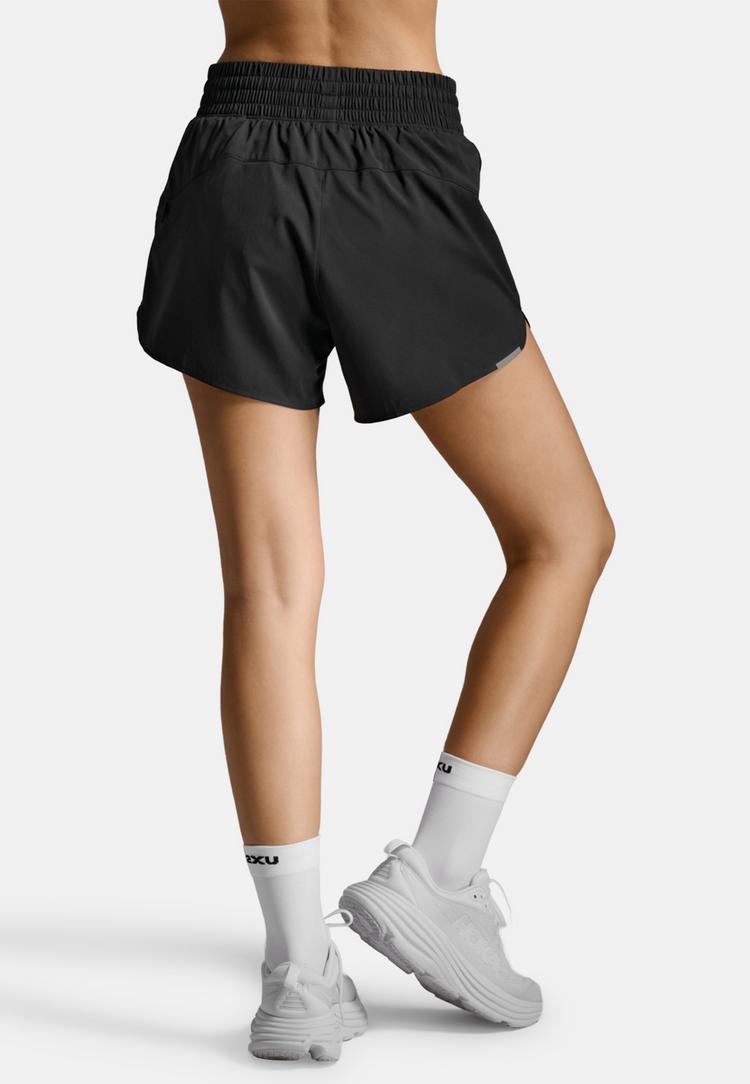 2XU 2XU Aero Hi-Rise 4 Inch Shorts Tights Damen - black-silver reflective - 3 | SportScheck