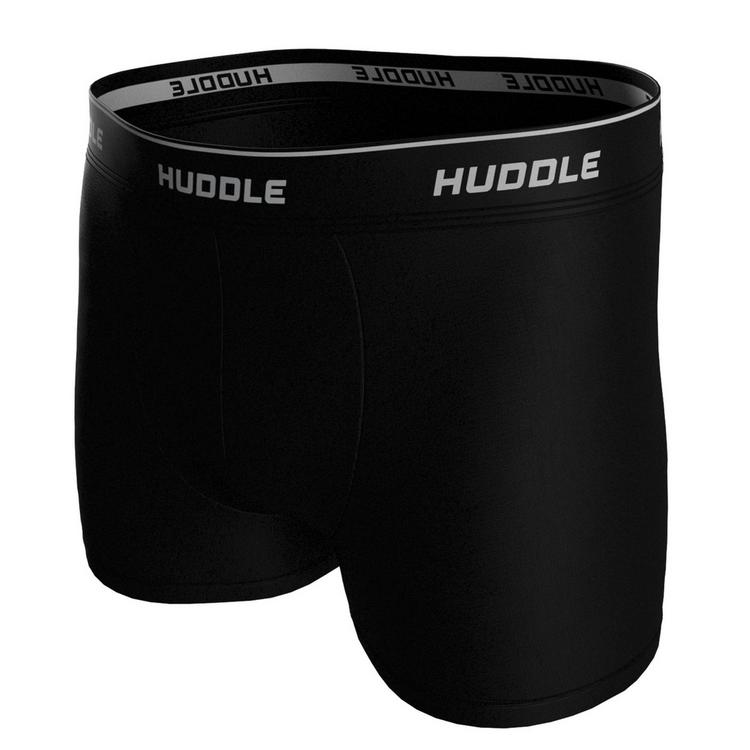 HUDDLE HUDDLE Boxershort Unterhose Herren - Schwarz - 3 | SportScheck