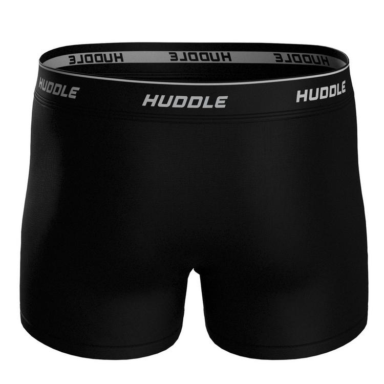 HUDDLE HUDDLE Boxershort Unterhose Herren - Schwarz - 4 | SportScheck