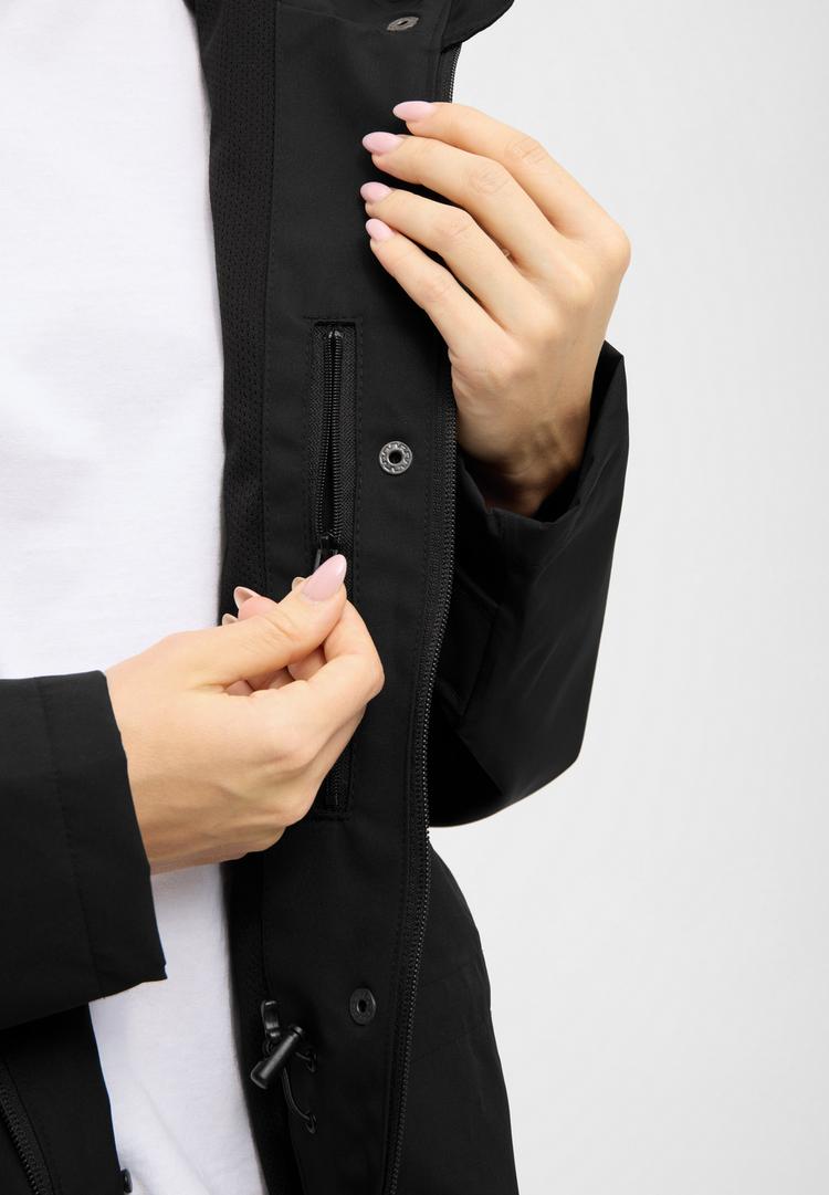 Derbe Derbe Deutby Regenmantel Damen - jet black - jet black - 1 | SportScheck