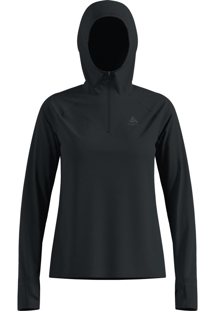 Odlo Odlo Laufhoodie Damen - black(15000) - 0 | SportScheck