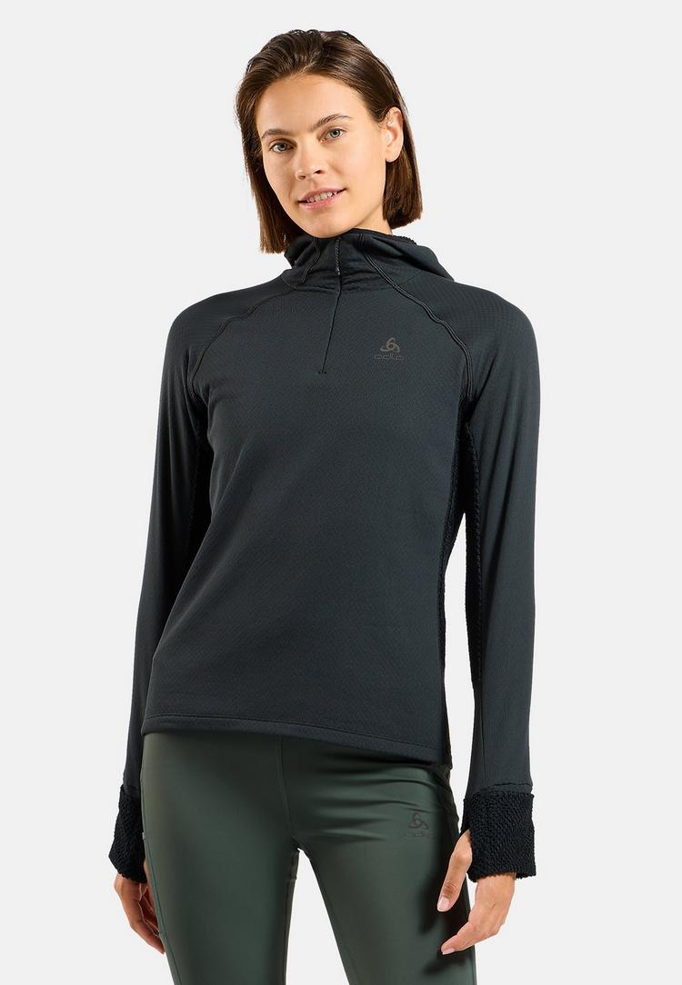 Odlo Odlo Laufhoodie Damen - black(15000) - 0 | SportScheck