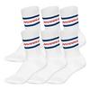 HUDDLE Socken Socken - Wei&szlig;/Blau/Rot