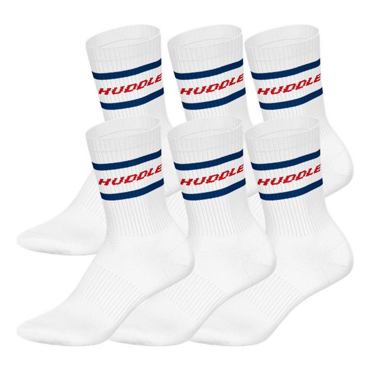 HUDDLE HUDDLE Socken Socken - Wei&szlig;/Blau/Rot - 0 | SportScheck