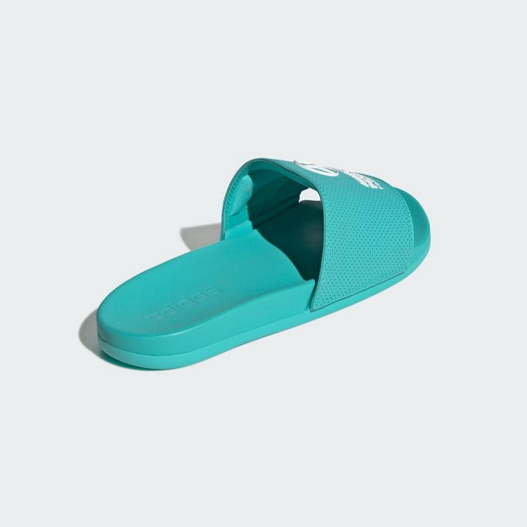 adidas adidas adilette Comfort MER Badeschlappen Slipper - Semi Mint Rush / Semi Mint Rush / Cloud White - 4 | SportScheck