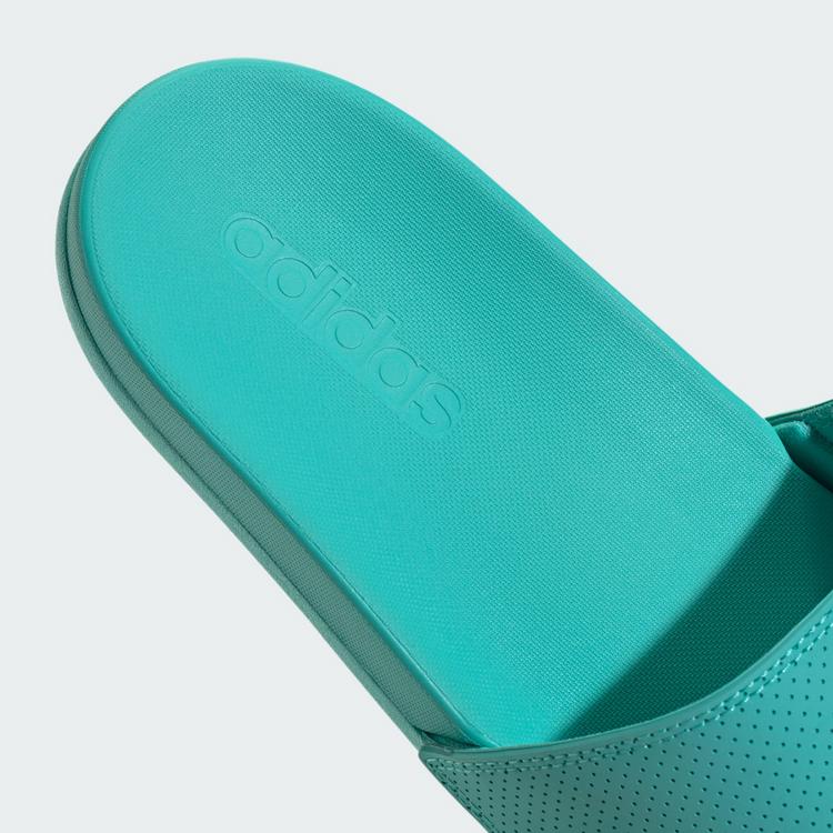 adidas adidas adilette Comfort MER Badeschlappen Slipper - Semi Mint Rush / Semi Mint Rush / Cloud White - 6 | SportScheck