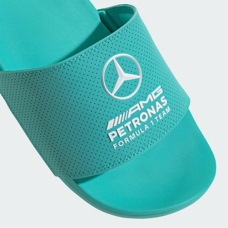adidas adidas adilette Comfort MER Badeschlappen Slipper - Semi Mint Rush / Semi Mint Rush / Cloud White - 7 | SportScheck