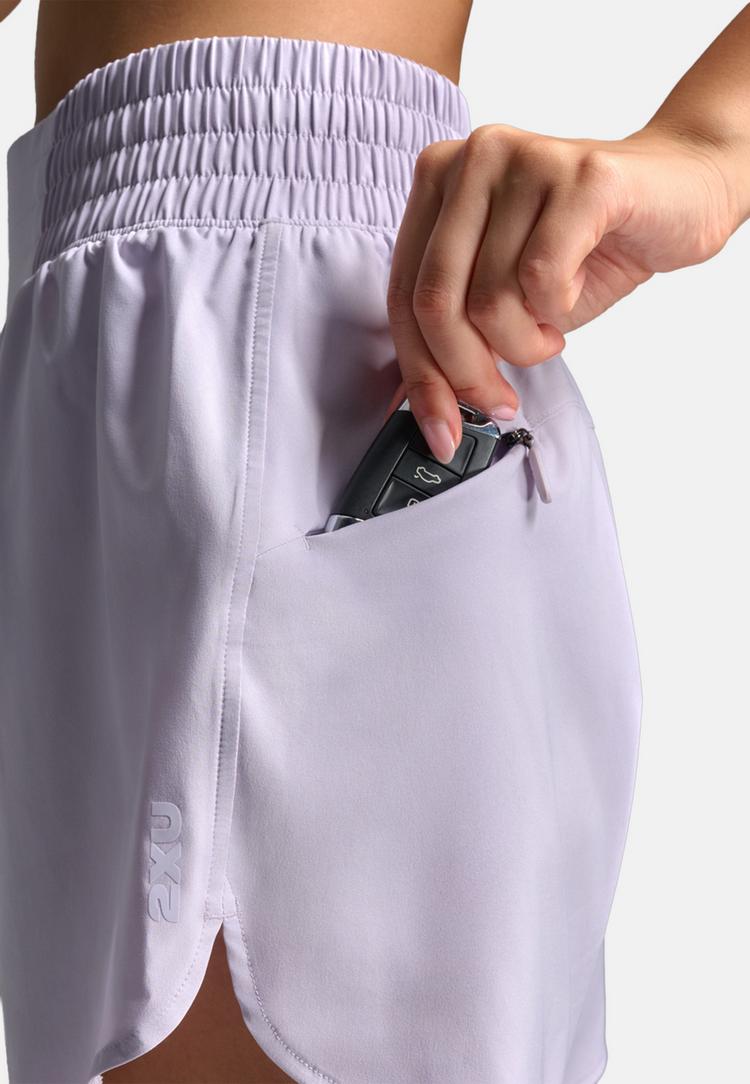 2XU 2XU Aero Hi-Rise 4 Inch Shorts Tights Damen - virtualviolet-violetreflectiv - 6 | SportScheck