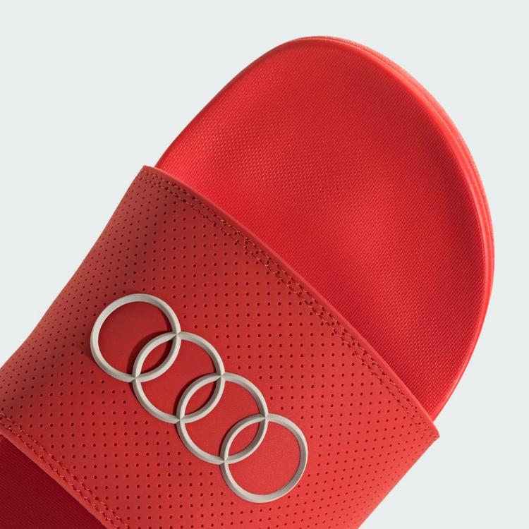 adidas adidas ADILETTE COMFORT AUDI REVOLUT F1 TEAM Slipper - Hi-Res Red / Hi-Res Red / Chalk Pearl - 6 | SportScheck