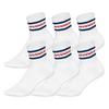 HUDDLE Socken Socken - Wei&szlig;/Blau/Rot